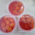 delicious fruit jelly in cup attractive design